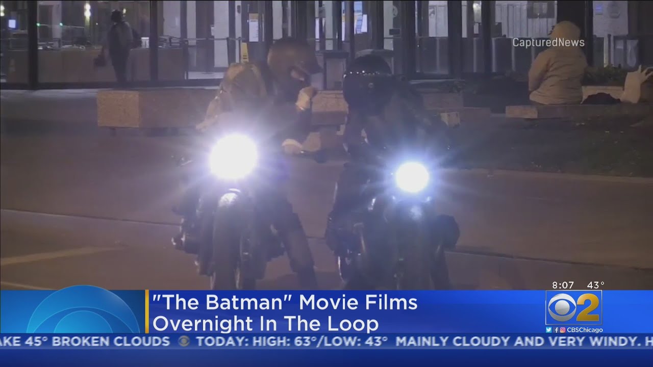 'The Batman' Movie Films Overnight In Chicago's Loop