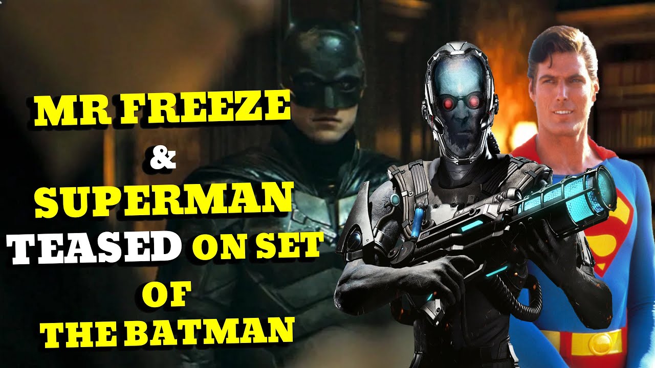 THE BATMAN Mr Freeze & Superman TEASED In Leaked Set Photos