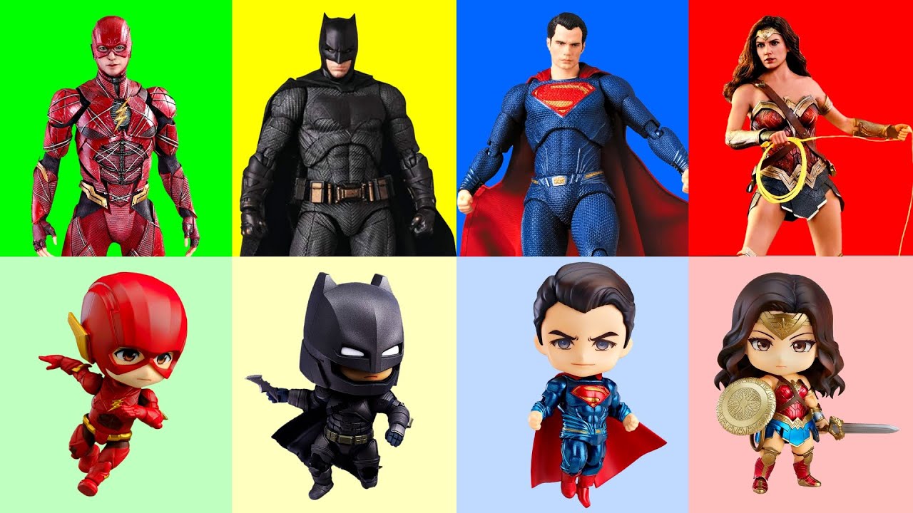 Superheroes Superman Batman Flash WonderWoman color Game 조커가 슈퍼히어로 색깔을 가져갔어요 슈퍼맨 배트맨 플레시 원더우먼 색깔 맞추기
