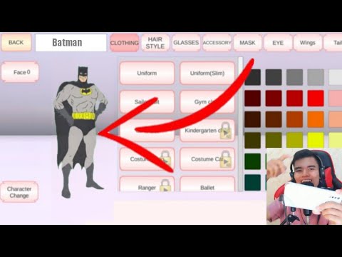 Ada Karakter Batman Di Sakura School Simulator