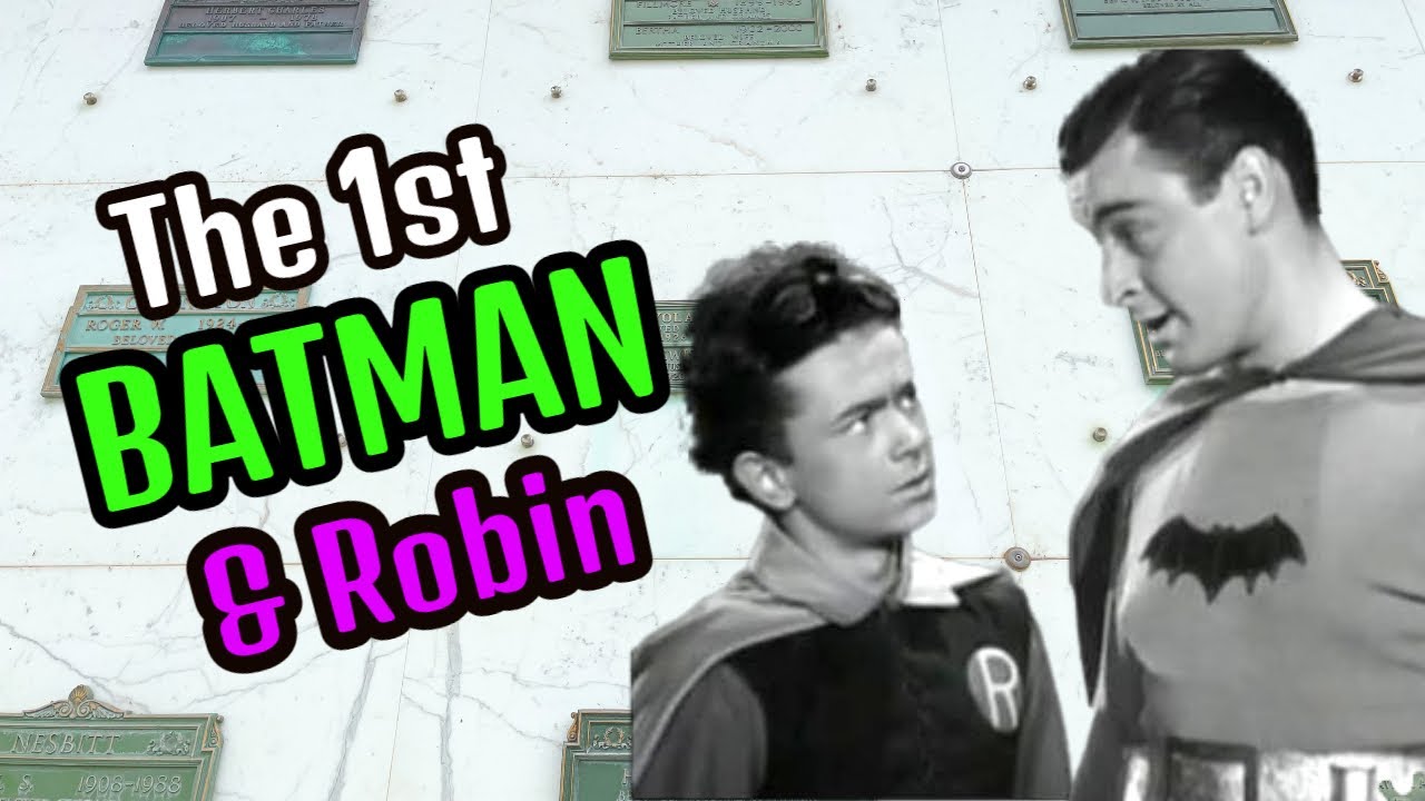 The Very 1st BATMAN & ROBIN On The Screen - Remembering Lewis Wilson & Douglas Croft