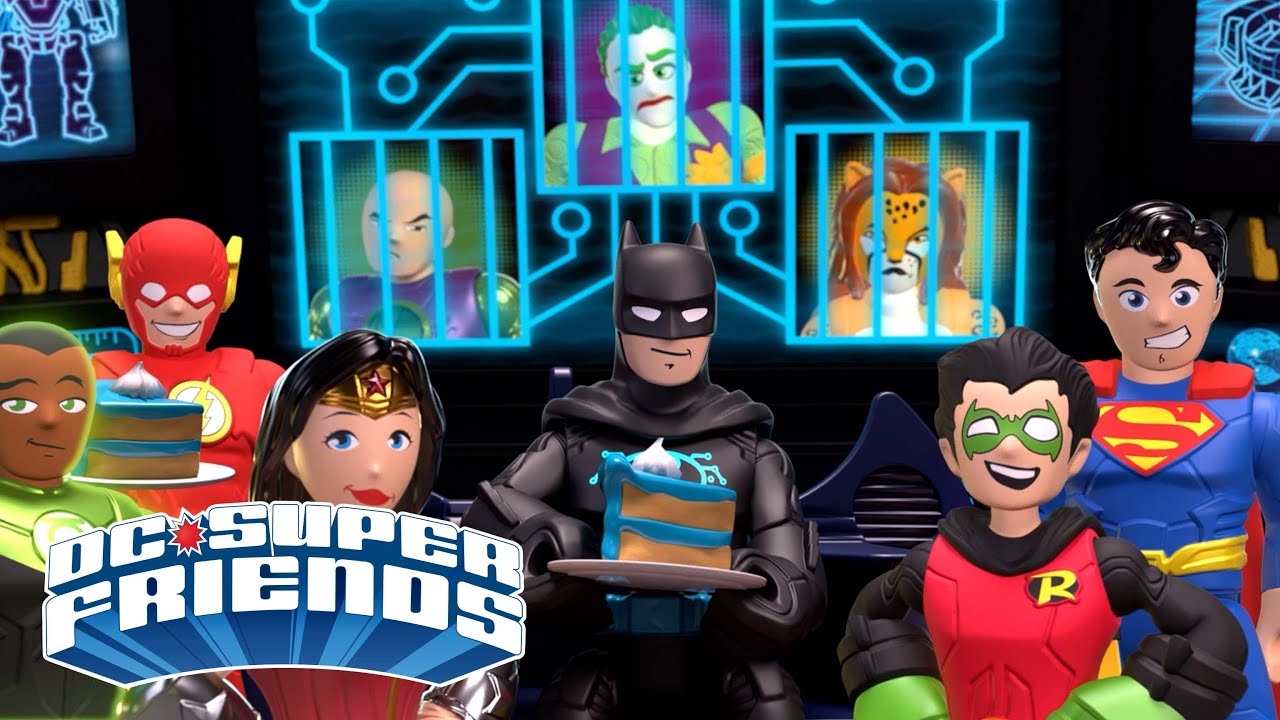 DC Super Friends | Batman Day Party | Episode | Super Hero Cartoons | Kid Commentary | @Imaginext® ​