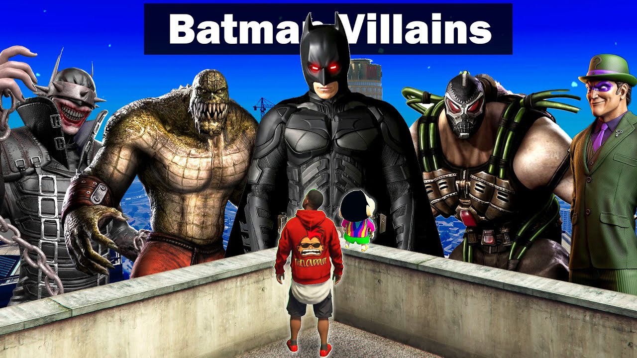 Franklin and Shinchan Haunted By Every BATMAN'S VILLAIN