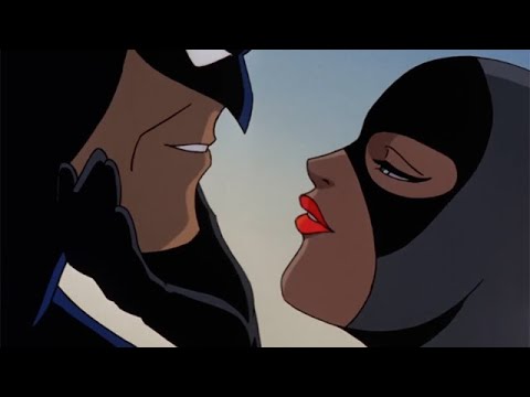 Catwoman Batman Flirting and Kissing