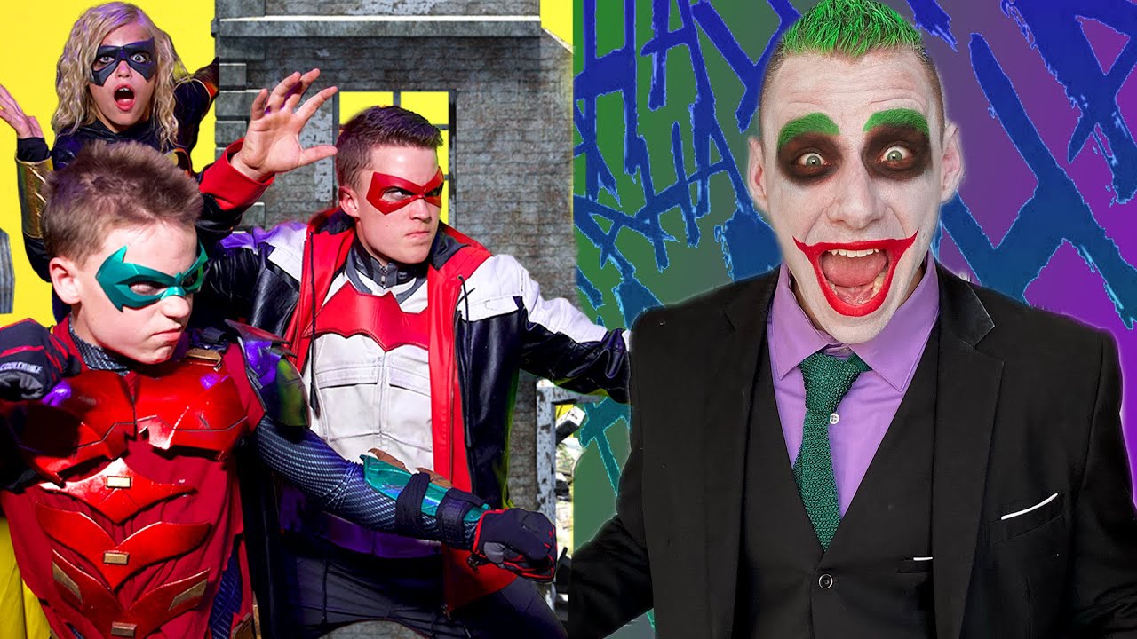 Ninja Kidz & Batman team-up to Save Robin from the Joker!