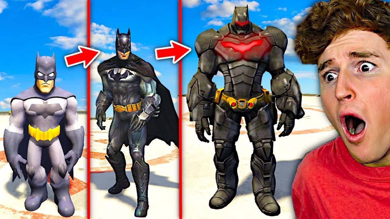 Upgrading BATMAN Into BAT GOD In GTA 5.. (Mods)